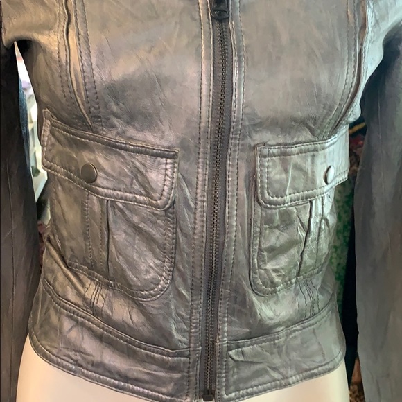 vintage leather jacket - Picture 2 of 5